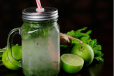 Fresh Lemon With Mint Juice