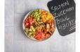 Salmon & Zucchini Noodle Bowl