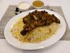 Charcoal Paper Chicken With Biryani Rice