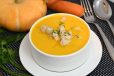 Pumpkin Soup Alla Gamberi
