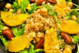 Rocket,beans and quinoa