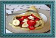 Nutella Fruit Crepe (Banana and Strawberry) 