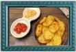 Potato Wedges Plate 