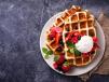 Mix Berry Waffle