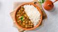 Punjabi Choley with Rice Bowl 