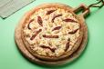 High Protein Shrimp and Sundried Tomato Pizza