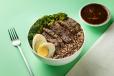 Grilled Beef Steak Gym Meal