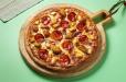 High Protein Meat Loaded Pizza