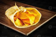 Omelette Chips Paratha