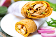 Mushroom Tikka Roll