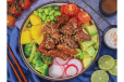 Barbecue Beef Strips Poke