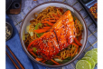 Salmon Teriyaki Soba