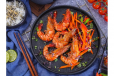 Prawns Teppan with Rice