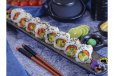 Refreshing Vegetarian Uramaki vegetarian