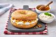 Cheese With Honey Bagel