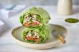 Chicken Basil Lettuce Wrap
