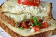 Labneh Toast With Feta Cheese