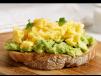 Smashed Avocado And Scrambled Egg Toast