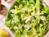 Fresh Lettuce Salad With Lemon And Pepper