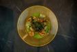 Stir Fried Garlic Holy Basil with Prawns