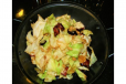Wok Fried Cabbage With Mince Chicken And Chili