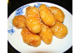 Crispy Fried Apple With Honey
