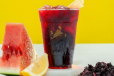 Mix Karkade With Watermelon