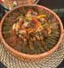 Oxtail and Grape Leaves -طاجن عكاوي بورق العنب