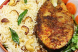 Ghee Rice And Fish Curry