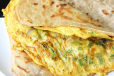 Omelette Paratha Sandwich