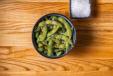 Steamed Edamame, Maldon Salt (H)(GF)(VG)
