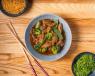 Beef With Broccoli and Snow Peas in Oyster Sauce