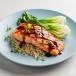 Grilled Salmon Teriyaki, Brown Rice