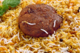 Chapli kabab biriyani 