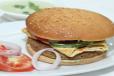 Daal With Egg Bun Kebab