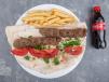 Combo Meal Kebab Sandwich