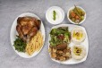 Combo Meal Full Grill Chicken On Gas Machine