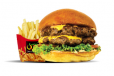 Classic Double Patty Cheese Beef Burger
