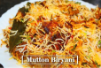 Mutton Biryani