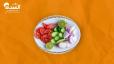 طبق سلطه طرنشات/Tarnashat Salad  Dish