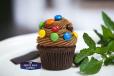 MandM Cupcake