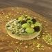 Pistachio kunafa tart