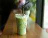 Matcha Iced Spanish latte