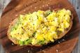 Avocado Toast With Scrambled Egg