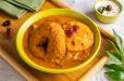 Idli Wada Dipped In Sambar