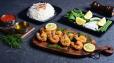 Fried Shrimp Plate with Rice