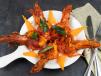 Tawa Grilled Prawns With Herbs