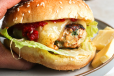 Chicken Kabab Burger
