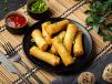 Golden Chicken Spring Rolls