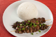 Grilled Chicken Liver With Rice